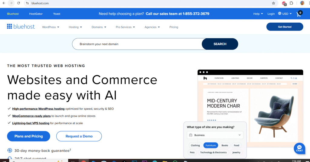 Bluehost review gallery